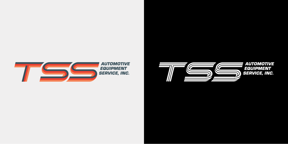 Logo for TSS Automotive Equipment Service, Inc., a company that sells and services automotive shop equipment